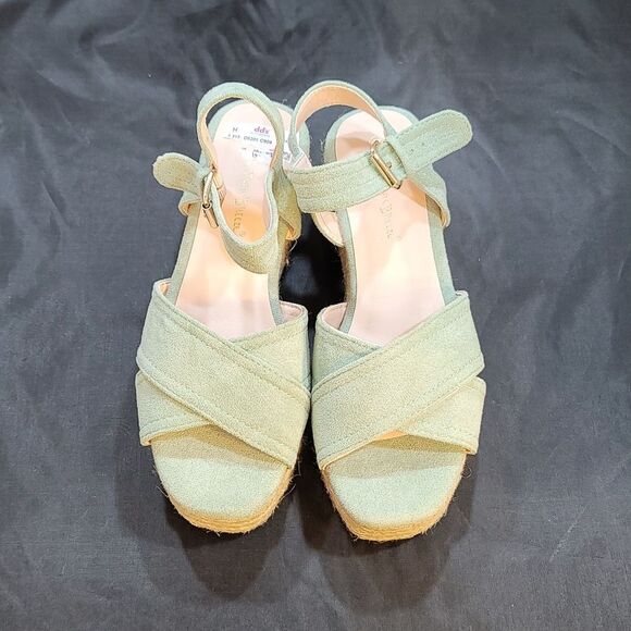 BRAND NEW NATURE BREEZE ESPADRILLE OPEN TOE WEDGE SANDAL - Picture 3 of 15